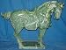 Extraordinary Hand Carved Masterpeice - 24"Classic Chinese Jade Tang Horse Statue / Sculpture
