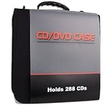 288-Disc CD/DVD Vinyl Carry Case (Black)