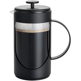 Buy BonJour French Press Ami-Matin Unbreakable 3-Cup BPA Free with Flavor Lock Brewing, Noir Black