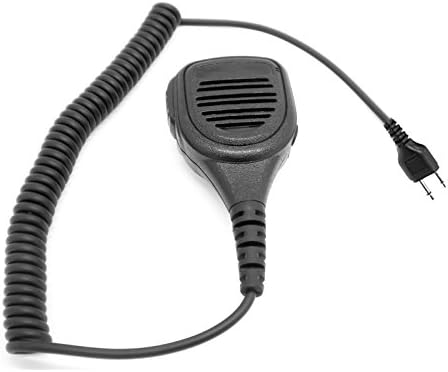 Heavy Duty Water Resistant Radio Speaker Mic HM119 for Icom Two Way Radio IC-F3G IC- F3GS IC-F4G IC-F4GS IC-F11 IC-F11S IC-F14 IC-F14S IC-F15 IC-F14/24 IC-F21 IC-F21S IC-F22 IC-F31 IC-F33 IC-F4 IC-V8 Vertex VX510 VX200 VX500 VX520UD