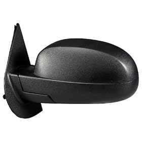 K Source 62092G OE Replacement Side Mirror (Black)  fits 07-08 CHEVY Silverado, GMC Sierra (Denali)