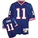 Phil Simms Blue Reebok NFL Premier 1991 Throwback New York Giants Jersey