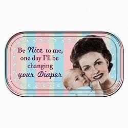 Be Nice to Me Magnetic Tin Sign