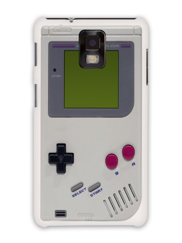 GRÜV Premium Case 'Retro 80s 90s Handheld Portable Video Boy Game Console' Design for Samsung i997 Infuse 4G (Best Quality Designer Print on White Hard Cover)