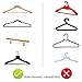 Meta-U Blue Garment Hanger Black Print Coat Sizer 2XL Size Marker Letter Tags (2XL 100Pcs)