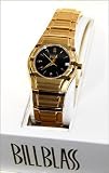 BILL BLASS WOMEN'S CLASSY STAINLESS STEEL GOLD WATCH