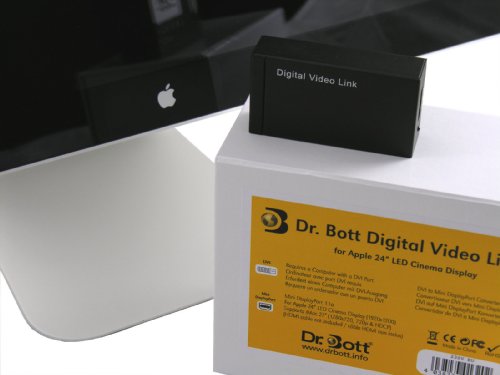 Dr. Bott Digital Video Link f&uuml;r 61 cm (24 Zoll) Apple LED CD, EU 230V (DVI auf mini Displa Preisvergleich