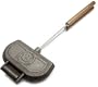 Rome's #1305 Panini Press Cooker, Cast Iron with Steel and Wood Handles