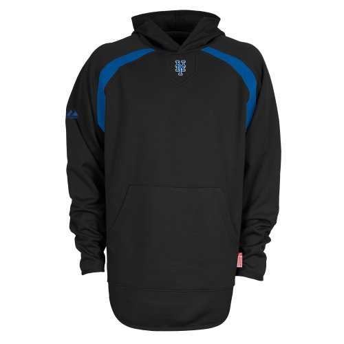 New York Mets Hooded Therma Base Tech Fleece (Small)