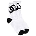 Kids Socks - DC Ya Brah 8 Socks 3 Pack White 6-8.5 white 6-8.5 -Kids