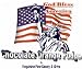 Custom Labeled Gift God Bless America Chocolate Orange Fudge Box