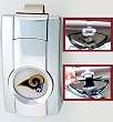 St. Louis Rams Square Sunglass Visor Clip - NFL Football Fan Shop Sports Team Merchandise