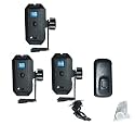 Eletronic 8 channels Flash Trigger & receiver with umbrella holder bracket lock for Canon Nikon Sigma Fuji,Olympus,Pentax DSLR cameras & Flashgun,Speedlight & 2 Receivers