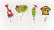 Luau Party Cupcake Picks - 12ct