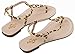 ABUSA Women's Fashion Thin Adjustable Leather Flat Sandal