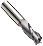 Niagara Cutter 86010 Carbide Square Nose End Mill, Inch, TiAlN Finish, Roughing and Finishing Cut, 30 Degree Helix, 3 Flutes, 2.5" Overall Length, 0.250" Cutting Diameter, 0.250" Shank Diameter