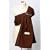 Maya Wrap Lightly Padded Baby Ring Sling (Med - CHOCOLATE BROWN)
