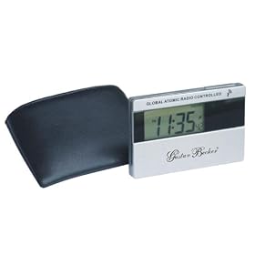 Global Atomic Radio Control WorldTime Travel Alarm Clock - 3.375x2.125x0.4