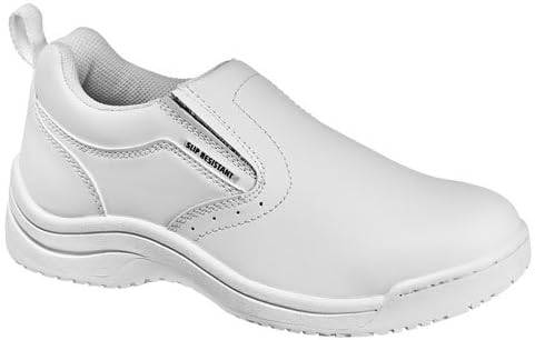 Skidbuster S5087 Women's Slip On White 8.5 M US