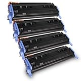 HP Q6000A, Q6001A, Q6002A, Q6003A Compatible Remanufactured Combo Pack for Color LaserJet 1600, 2600 Series Printers - 1 Black, 1 Cyan, 1 Magenta, 1 Yellow Toner Cartridges