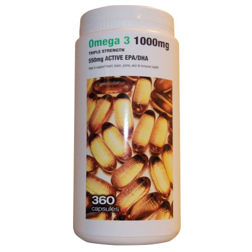 Omega 3 Triple Strength Fish Oil 1000mg 360 capsules