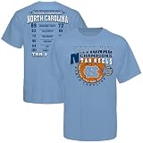 North Carolina Tar Heels (UNC) Carolina Blue 2009 NCAA Men's Basketball National Champions March Madness Scores T-shirt