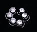 Single Clear Crystal Hair Twist (Pack of 6)