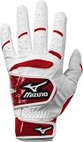 Mizuno Adult Slider G2 Batting Gloves - Red