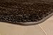 Garland Rug Traditional Plush Washable Nylon Rug, 22-Inch by 60-Inch, Chocolate