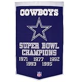 Dallas Cowboys Navy Felt Championship Banner