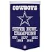 Dallas Cowboys Navy Felt Championship Banner