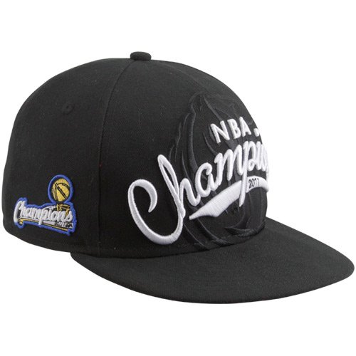 New Era NBA Unisex Adult Dallas Mavericks Classic Champion 5950 Fitted Cap (Black, 7 1/2)