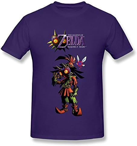 ZHIBAO Men's Legend Zelda Majoras Mask T-shirt M