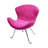 Ultra Soft Wing Chair - Pink