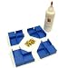Hahnemuhle Gallerie Wrap Set of 4 Standard Positioning Corners with Pins & Glue - for One Frame