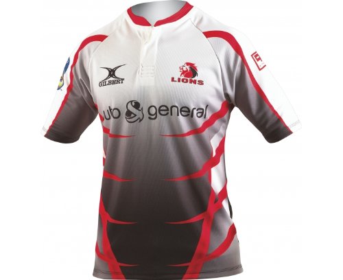 GILBERT Men's Lions Away Replica Shirt, L