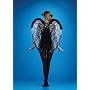 Black Angel Wings Adult Costume Accessory