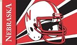 NCAA Nebraska Cornhuskers Helmet Design 3' X 5' Flag with Grommets