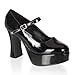 Funtasma by Pleaser Women's Platform Mary Jane,Black Patent,11 M