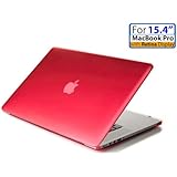 iPearl mCover Hard Shell Case with FREE keyboard cover for 15-inch Model A1398 MacBook Pro (with 15.4-inch Retina Display) - RED