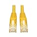 Tripp Lite Cat6 Gigabit Snagless Molded Patch Cable (RJ45 M/M ) - Yellow, 2-ft.(N201-002-YW)