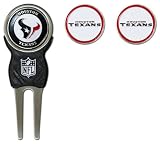 NFL Houston Texans Signature Divot Tool and 2 Extra Markers