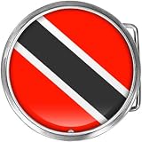 Trinidad And Tobago Flag Belt Buckle