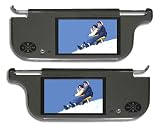 2 New Valor 7 Sunvisor Screens TFT LCD Car Monitors NR