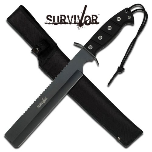 Survivor HK-748 Survival Knife 15-Inch Overall Survivor HK-748 Survival Knife 15-Inch Overall Hunting Knives