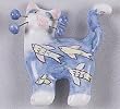 Whimsiclay Virginia Cat Pin