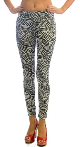 Dinamit Women's Printed Form Fitting Leggings