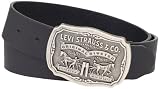 Levis Mens 40mm Leather Antique Buckle Belt