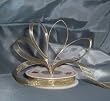 Sheer Organza Ribbon Mono Edge - 7/8" - 25 Yards (75 FT) - Sage