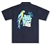 Go Barefoot Blue Parrot Bar & Grill - Blue Tropical Hawaiian Aloha Shirt